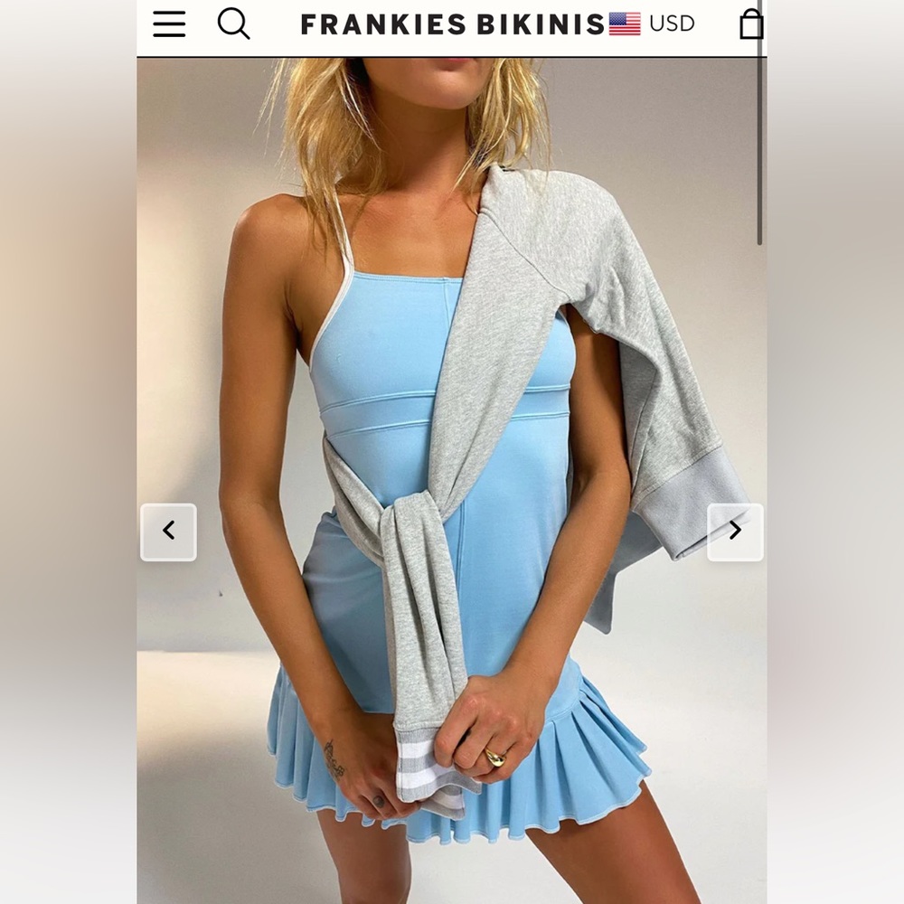 Frankie’s Bikinis swift tennis dress. Never worn.